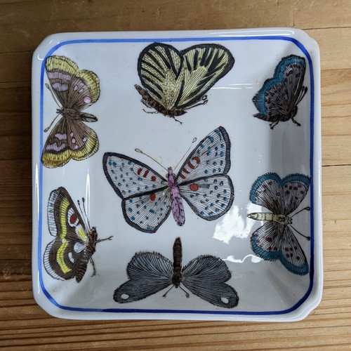 Vintage butterfly dish ceramic - vintage,