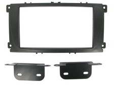 CT23FD07 BLACK DOUBLE DIN FACIA SURROUND BRACKETS FOR FORD C-MAX FOCUS & MONDEO