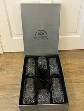 6x Crystal Tumbler Drinking