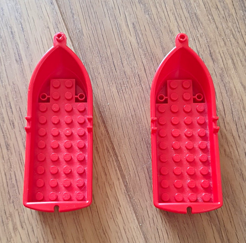 Lego red plastic - red, rowing