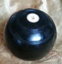 1 x Vintage CR Crown Green Bowling Ball 2lb 12oz , Bias 2 Full