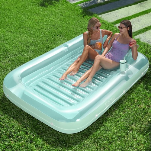 Inflatable tanning pool lounge - tanning,