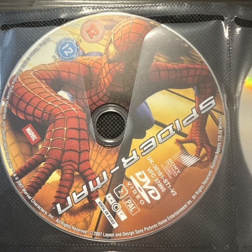 Spider man movies - dvd, pg