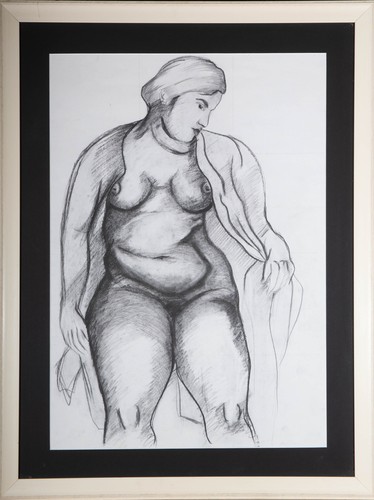 20th century charcoal - 20th, drawing