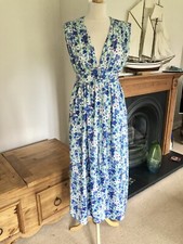 Zara Blue Floral Print Midi