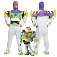 Toy Story Buzz Lightyear Cosplay Costume Bodysuit Wing Suit Halloween Outfit
