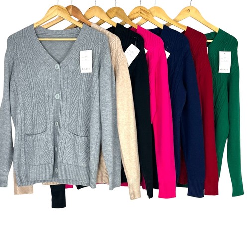 New womens neck - v, knitted