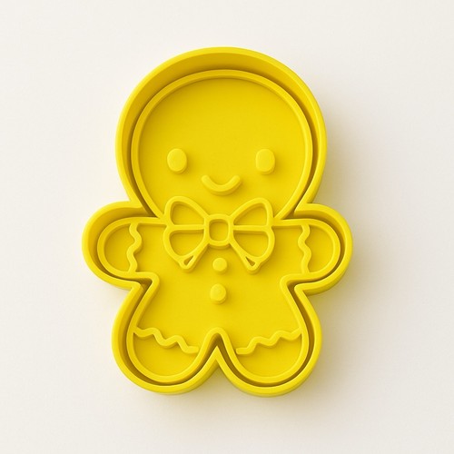Gingerbread boy cookie cutter - cookie,