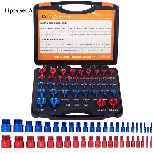 44pcs inch metric set nut - &,