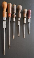 Vintage Screwdrivers Wooden