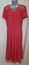 Dress Pink Midi Red  OASIS