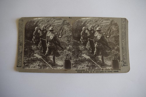 Ww1 stereoview no60 searching - ww1,