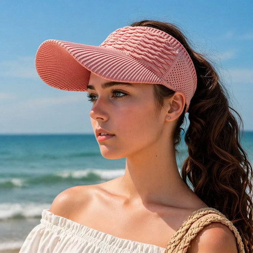 Women ponytail sun visor - ponytail,