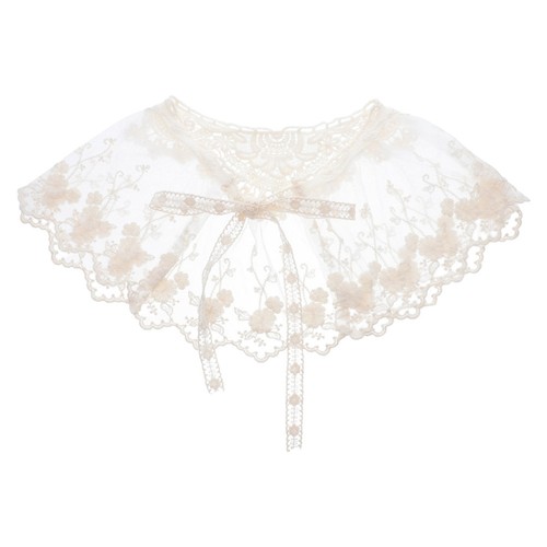 Chiffon lace decorative collar - chiffon,