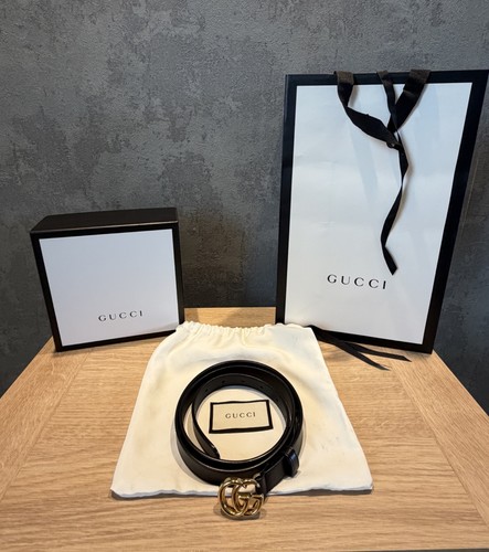 Gucci marmont thin belt - gg,