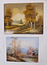 x 2  Scenes Silver Birches  by