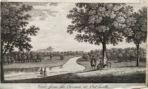 1776 antique print view from - print;,