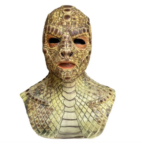 Full head reptilian mask - full,