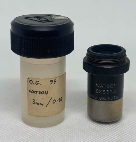 Watson vintage microscope lens - microscope,