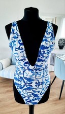 Womens BooHoo High Leg Swimsuit Ladies Size 10 - 12