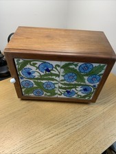 William De morgan Tiles Solid Wood Cabinet