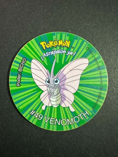 Pokemon tazo venomoth - pokemon,
