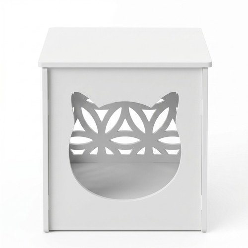 Cat house side - in,
