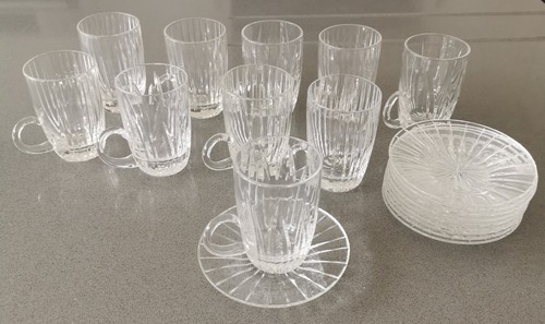 Cut glass expresso coffee - cut, cups