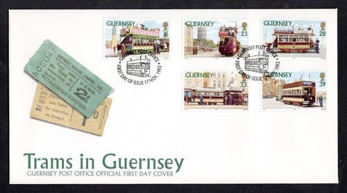 Guernsey post office trams - post,