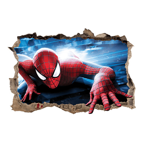 Spiderman wall sticker - 3d,