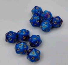 10pcs 20 Sided Dice D20 Polyhedral Dice