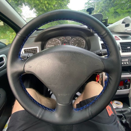 Quality black leather steering - quality,