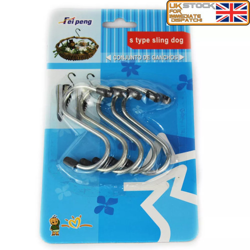 Pack shaped hooks hanging - s,