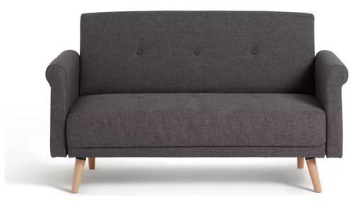 Habitat evie fabric seater - fabric, 2