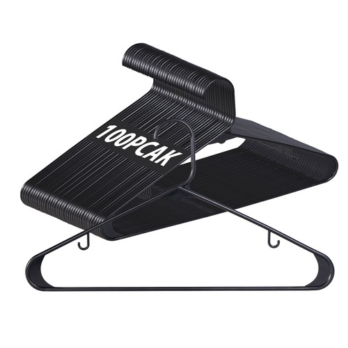 100 pack black plastic - pack,