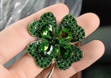 Large irish crystal four leaf - large,