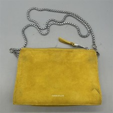 Karen Millen Yellow Suede Purse