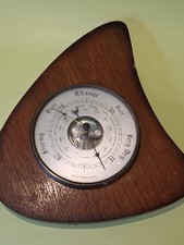 Traditional Vintage Wood Mounted Weathermaster Barometer / Weather / Wall Mount