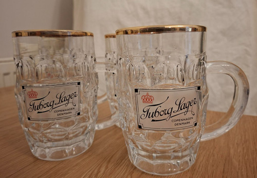 Set vintage glasses beer - of,