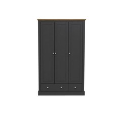 Devon Charcoal 3-Door 2-Drawer
