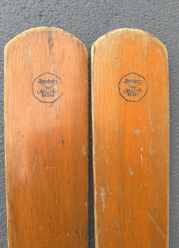 Vintage wooden boat oars - wooden,