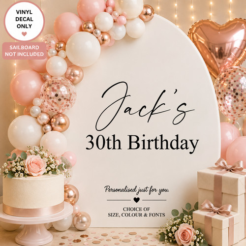 Personalised birthday vinyl - birthday,