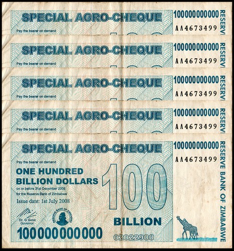 Zimbabwe 100 billion - zimbabwe, special
