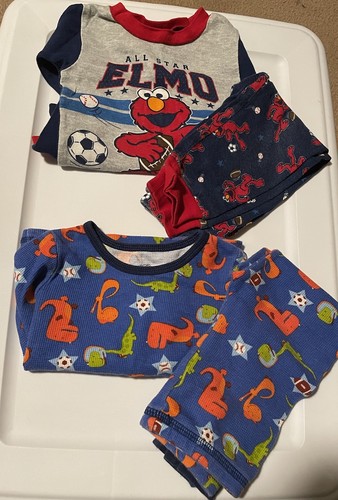 Elmo dinosaur pajamas lot - elmo,