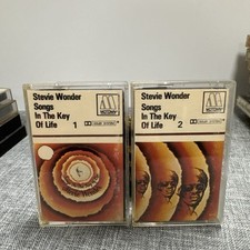 Stevie Wonder  Songs In The Key Of Life 1 &2 Cassettes albums RARE  Vintage