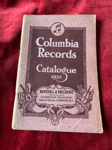 78rpm columbia records 1923 - 78rpm,