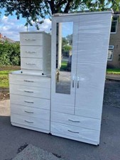 Wardrobe Set Bedside Bedroom