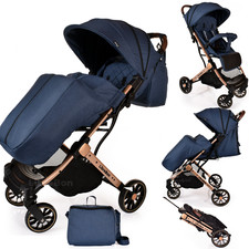 Baby Stroller Pram Foldable & Lightweight Travel Buggy UK