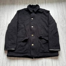 Vintage Ralph Lauren Woollen Coat Jacket in Black