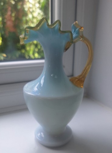 Victorian white blue - victorian, fade